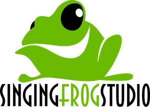 Logo Singing Frog Studio