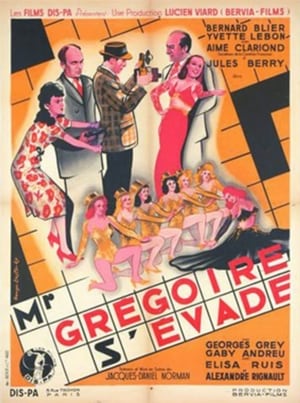 Poster Monsieur Grégoire s'évade 1946