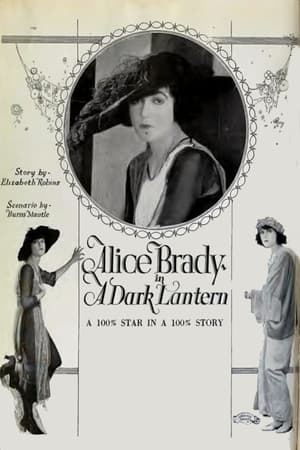 Poster A Dark Lantern (1920)