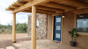 Building Off the Grid Arizona Straw Bale Home