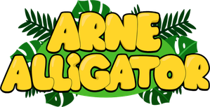 Arne Alligator — Logos 1