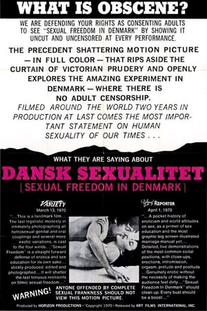 Poster Sexual Freedom in Denmark (1970)