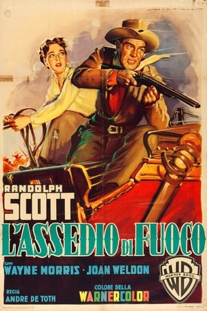 Poster L'assedio di fuoco 1954