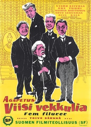 Poster Viisi vekkulia 1956