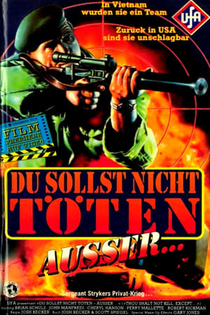 Poster Du sollst nicht töten außer... 1985