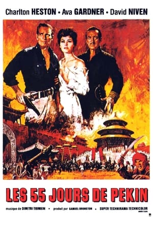 Poster Les 55 Jours de Pékin 1963