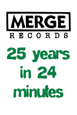 poster Merge Records: 25 Years in 24 Minutes