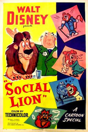 Poster Ett lejon på vift 1954