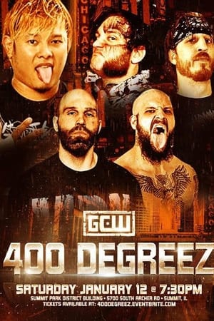 Poster GCW 400 Degreez (2019)