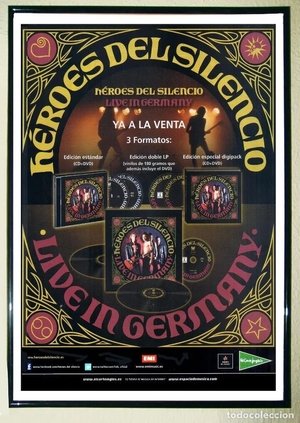 Poster Heroes Del Silencio: Live In Germany 1993