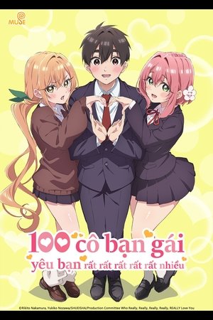 Poster 100 cô bạn gái yêu bạn rất rất rất rất rất nhiều 2023