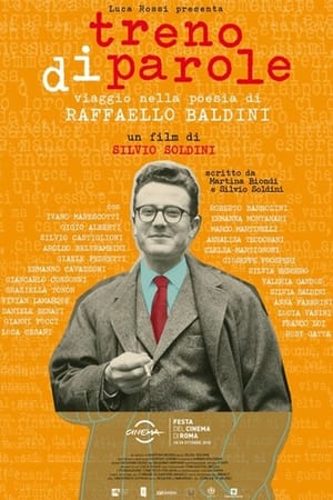 Poster Treno di parole, viaggio nella poesia di Raffaello Baldini (2018)