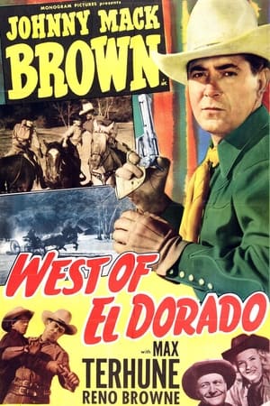 Poster West of El Dorado 1949