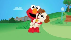 Amigos Peludos para Sempre: Elmo e o Seu Novo Cachorrinho