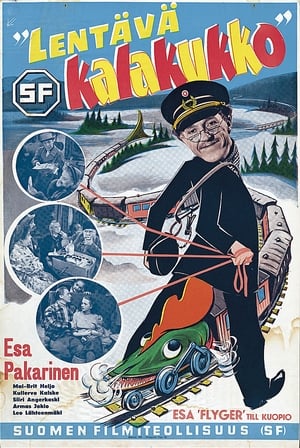 Poster Lentävä kalakukko 1953