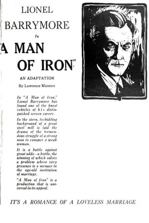 Poster A Man of Iron (1925)