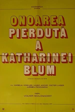 Poster Die verlorene Ehre der Katharina Blum 1975