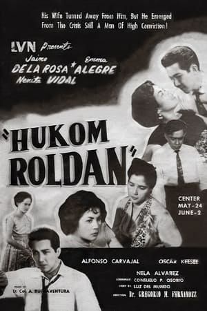 Poster Hukom Roldan (1957)