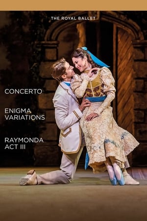 Poster Concerto / Enigma Variations / Raymonda Act III (Royal Ballet) 2019