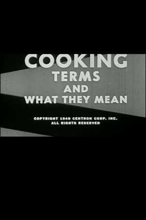 Cooking: Terms and What They Mean