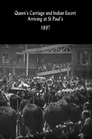 Queen's Carriage and Indian Escort Arriving at St. Paul's poster