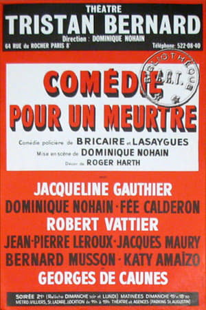 Poster Comédie pour un meurtre 1981