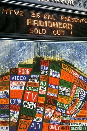 Poster Radiohead | Live at MTV's $2 Bill (2003)