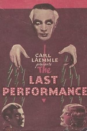 Poster The Last Performance 1929
