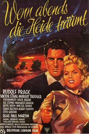 Poster Wenn abends die Heide träumt 1952