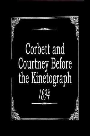 Poster Corbett and Courtney Before the Kinetograph (1894)