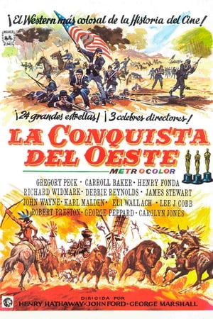 Poster La conquista del Oeste 1962