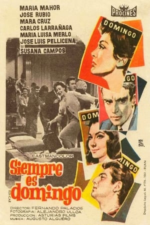 Poster Siempre es domingo 1961