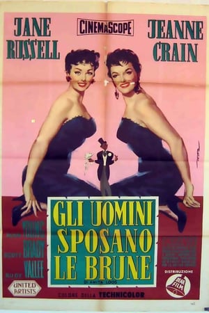 Poster Gli uomini sposano le brune 1955