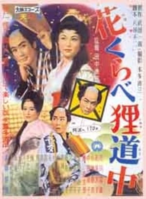 Poster 花くらべ狸道中 1961