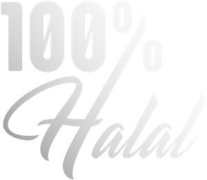 100% Halal — Logos 1
