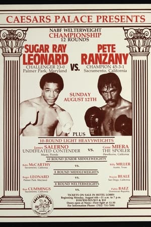 Poster Sugar Ray Leonard vs. Pete Ranzany (1979)