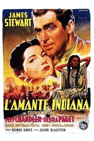 Poster L'amante indiana 1950