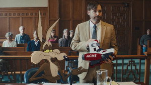 Coyote vs. Acme backdrop