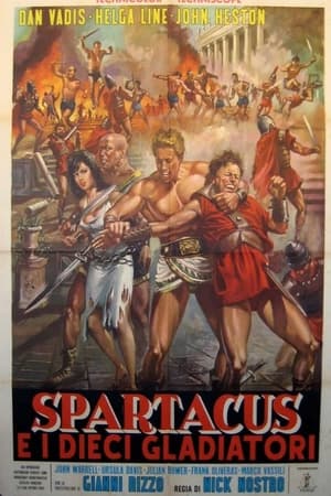 Poster Gli invincibili dieci gladiatori 1964