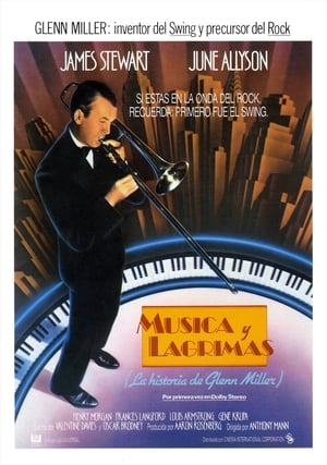 Poster Música y lágrimas 1954