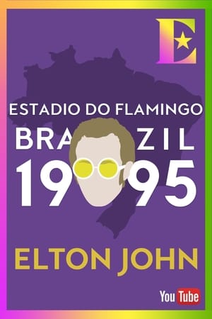 Poster Elton John - Estadio Do Flamengo, Rio, Brasil 1995 2020