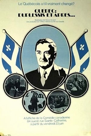 Poster Québec : Duplessis et après... 1972