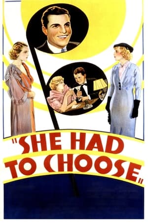 Poster She Had to Choose 1934