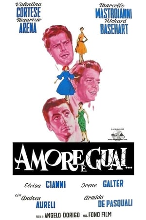 Poster Amore e guai... 1958