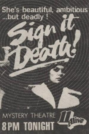 Poster Sign it Death 1974