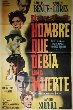 Poster El hombre que debía una muerte (1955)