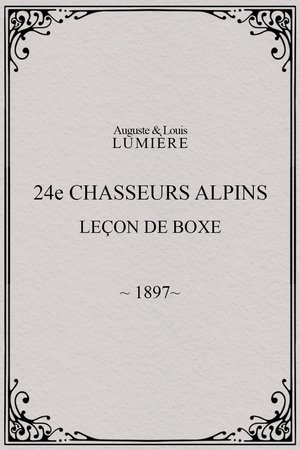 Image 24ème chasseurs alpins : leçon de boxe