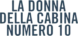 La donna della cabina numero 10 (2025) Streaming official logo