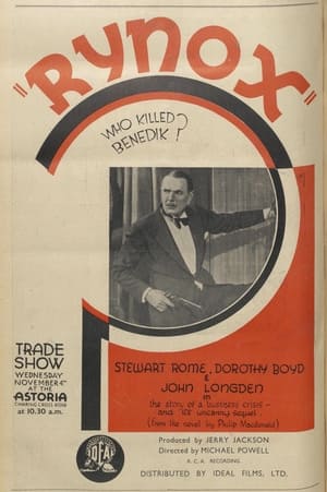 Poster Rynox 1931