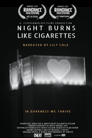 Poster Night Burns Like Cigarettes (2022)